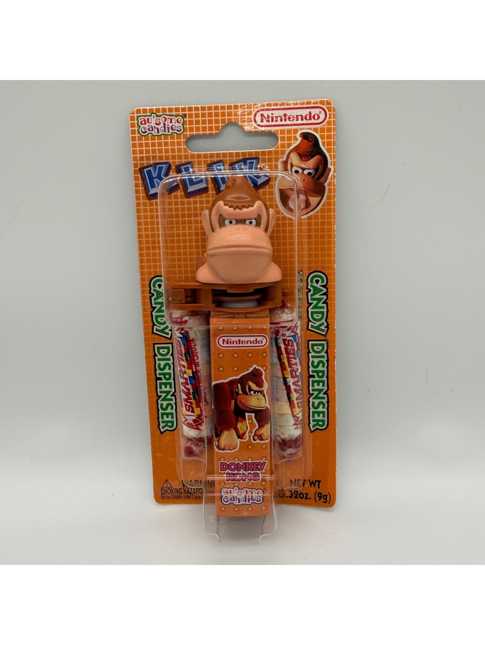 Nintendo Donkey Kong KLIK Candy Dispenser NWT Sealed 2002